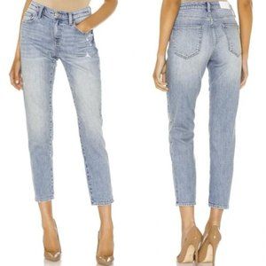 Pistola Revolve Mason High Rise Straight Leg Distressed Jeans Flux 27